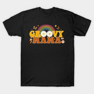 Groovy Mama Rainbow T-Shirt